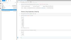 Apache Spark 3 for Data Engineering and Analytics with Python - Distinct Drop Duplicates Order By Instructional Video