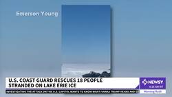 18 Rescued After Being Stranded On Ice Floe In Lake Erie News Clip