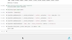 Python for Deep Learning - Build Neural Networks in Python - Fitting the ANN Model to the Training Set Instructional Video