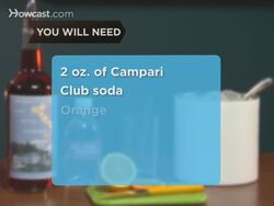 How to Make a Campari & Soda Instructional Video
