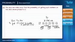 Probability - Dice Experiment - Problem Solving Instructional Video