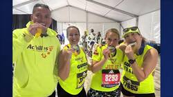 Englewood runners return from Boston Marathon with medals News Clip