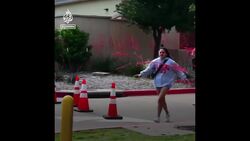 Texas mall mass shooting caught on camera News Clip