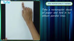 Understanding the Basic Proportionality Theorem through an Activity Instructional Video