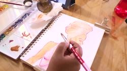 Painting a Figure with Mission Gold - Watercolor Timelapse Instructional Video