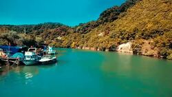 Aerial view of Ağva - Yesilcay Stock Footage