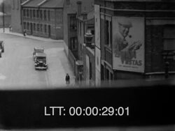 British Street 1950s Stock Footage