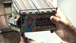 CLEAN : New York artist turns tiny hip-hop street scenes into profitable business News Clip
