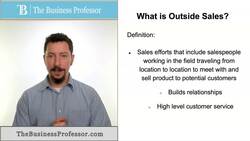Outside Sales Instructional Video