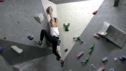 Shauna Coxsey Rock Climbing Training slow motion News Clip