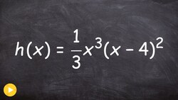 Determine the multiplicity and zeros and graph of a polynomial Instructional Video