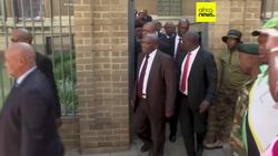 Former South African president Jacob Zuma returned to court on Thursday, alongside French arms manuf News Clip