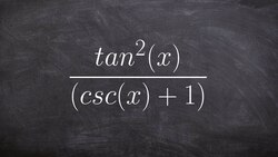 Rewrite the expression so that it is not in fractional form Instructional Video