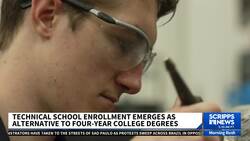 Shift in values: high school graduates flock to trade schools as confidence in traditional degrees wanes News Clip