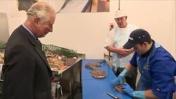 Prince Charles officially opens new Peterhead Fish Market News Clip