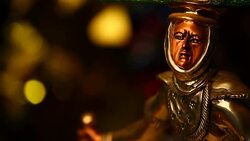 Shaman Ritual figure hd footage Stock Footage