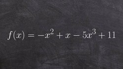 Learning the basics of classifying polynomials based on degree and number of terms Instructional Video