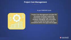 PMP Certification Training - Overview of Project Cost Management and Processes Instructional Video