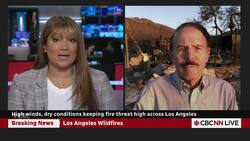 High winds, dry conditions keeping fire threat high across Los Angeles News Clip