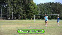 Game: 'Through the gates' › Pairs | Soccer skills in PE (grades K-6) Instructional Video