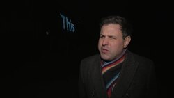 Pro-EU message projected onto Kent cliffs Instructional Video