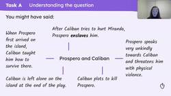 Planning an essay on Prospero's power over Caliban in 'The Tempest' Instructional Video