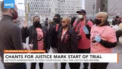Chants For Justice Mark Busy First Day Of Derek Chauvin Trial News Clip