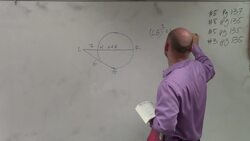 How to find x for a secant and a tangent line of a circle Instructional Video