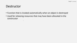 Complete Modern C++ - Constructor and Destructor Instructional Video
