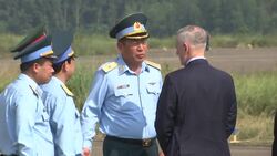 US defense secretary visits base contaminated in Vietnam War News Clip