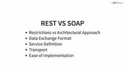 Master Microservices with Spring Boot and Spring Cloud - SOAP Versus RESTful Web Services Instructional Video