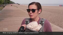 Smoke clears in southwestern Ontario but the fires continue to burn News Clip