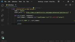 Web Scraping Tutorial with Scrapy and Python for Beginners - Extract CSRF Values from Forms Instructional Video