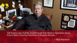 Richard Harrison From 'Pawn Stars' Dies at 77 | THR News News Clip