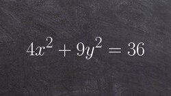 Learn how to graph an ellipse when the center is at the origin Instructional Video