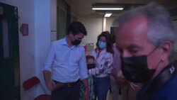 CLEAN : 'A great day to vote': Canada's Trudeau casts his ballot in Montreal News Clip