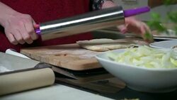 Young woman baking Stock Footage