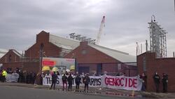 Protesters blockade BAE Systems in Glasgow News Clip