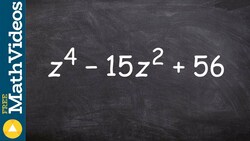 Learn how to factor a trinomial when it is raised to the fourth power Instructional Video
