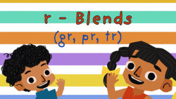 Introduction to R Blends song - gr, pr, tr Instructional Video