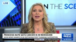 Princess Kate says her cancer is in remission News Clip