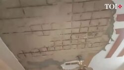 Manu Dhawan's living room roof crashed when they were watching TV News Clip