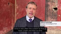 Archaeologists uncover 2,000-year-old bathhouse in Pompeii excavation News Clip