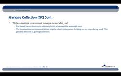 Complete Java SE 8 Developer Bootcamp - Garbage Collection Instructional Video