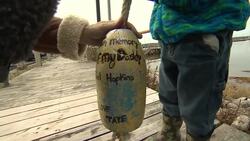Lobster trap Christmas tree honours fishermen News Clip