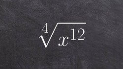 Apply prime factorization to simplify a fourth root of a variable raised to 12th power Instructional Video