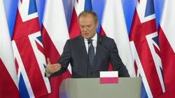 Rishi Sunak and Donald Tusk statements in Warsaw - in full News Clip