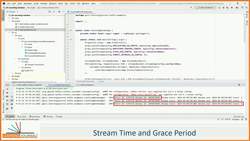 Apache Kafka - Real-time Stream Processing (Master Class) - Stream Time and Grace Period Instructional Video