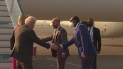 UK PM Boris Johnson arrives in Rwanda for CHOGM News Clip