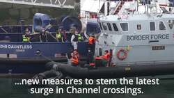More migrant crossings amid Government promise of new action News Clip